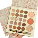 Boîte de maquillage palette de fards à paupières 24 couleurs contouring souligner rougir coffret de maquillage multifonctionnel