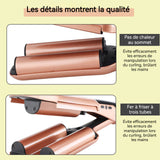 Boucleur a cheveux en céramique 32mm 80w 60hz grand diamètre 19 niveaux réglables avec affichage numérique fer à friser boucleu