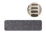 Tapis d'escalier 5 pièces non adhésif Protection d'escalier en bois massif Tapis d'escalier rotatif pour la maison