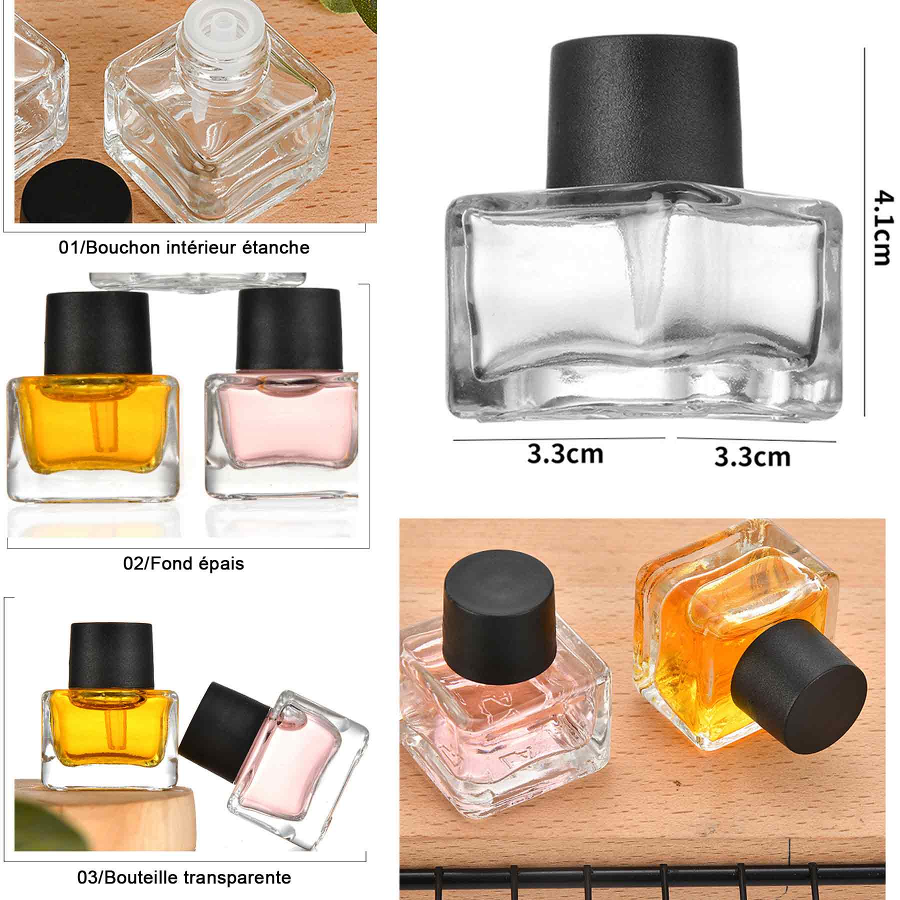 Flacon parfum vide 2pcs 10ml vaporisateur parfum voyage recharge parfu Confozen.fr Flacon parfum vide 2pcs 10ml vaporisateur parfum voyage recharge parfu Confozen.fr