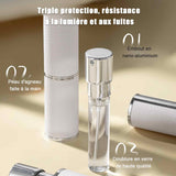 Flacon parfum vide 8x3.5cm 8ml vaporisateur parfum voyage recharge parfum–spray compact élégant et anti-fuite flacon parfum vides