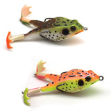 Leurres de pêche 13.7 g appât souple de grenouille 9 cm leurre à double crochet grenouilles leurre souple pêche leurre bionique
