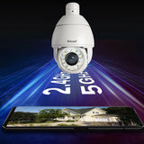 Caméra de surveillance   2560×1920    Alarme de détection de mouvement   Wi-Fi double bande   Prise en charge de la carte SD