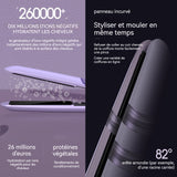 Fer à lisser professionnel humide et sèche petit et portable lisseur cheveux multifonctionnelle pour cheveux raides et boucles