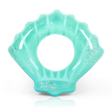 Anneau de natation 100x110cm diamètre intérieur 35cm bouée de natation estivale de natation estivale en PVC en forme coquillage