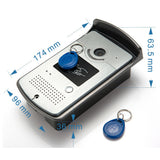 Interphone visuel Sonnette de porte HD Interphone visuel intelligent numérique étanche Téléphone vidéo Doorphone