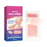 bande de cire froide dépilatoire 30 comprimés Extrait de rose Pratique Sans chaleur Doux Bandes de cire non tisséesCire épilatoire