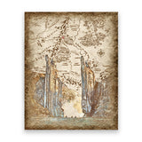 Peinture décorative médiévale européenne classique Toile Décoration intérieure  50cm*70cm Grand format  Peinture à l'huile  Toile