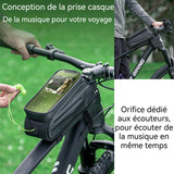 Sacoche velo 1,5L 22 x10x11,5cm écran tactile sensible en prise casque réservée convient aux téléphones portables de 7 pouces
