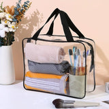 trousse de toilette 110g visible grande capacité étanche l'eau et poussière  poignée épaissie forte capacité charge Sac de Toilette