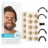 Dilatateur nasal 60PCS patch nasal magnétique anti-ronflement écarteur réduit les ronflements et améliore la qualité du sommeil