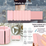 Bracelet lesté rose 2PCS 0,45kg réglable antidérapant poids de poignet poids de cheville pour yoga/course à pied/pilates poids