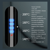 Lisseur 140-200 degrés centigrades la régulation intelligente de la température à quatre vitesses n'abîme pas les cheveux noir