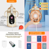 Chauffe-Biberon Numérique Portable, 26 Niveaux de Température Réglable, écran LED, USB Type-C, Housse Chauffante pour Bébé