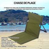 haise de plage pour la randonnée le camping chaise de support dorsal  siège de plage pliable confort sont ultra pour la randonnée