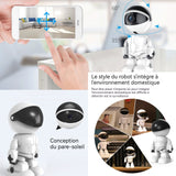 Camera surveillance 2 millions pixels 3,6 mm Longueur focale de l'objectif robot de l'espace vision nocturne HD intelligent camera