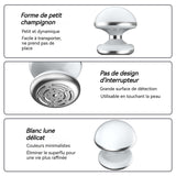 Appareil de beauté 5,5 x 5,5x6cm introduction magnétique nourrit la peau vibration haute fréquence conception sans interrupteur