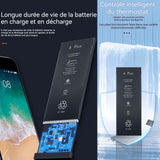 Batterie pour iPhone 6 Plus 2915 mAh Batterie Li-ION qualité identique Kit de Raparature avec kit de Bandes adhésives de Rechange