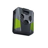 Ventilateur de table 4000mAh 5300rpm ventilateur de bureau puissant portable avec lumière 3 vitesses pour l'extérieur camping