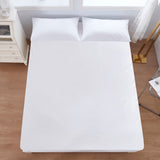 200*200CM chapeau de lit imperméable à l'eau et à la poussière protège-matelas blanc pur chapeau de lit imperméable à l'eau