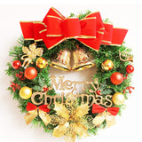 Décorations de couronne de noël suspendues à la porte, anneau d'arbre de noël suspendus, décorations pour arrangement de cadeaux