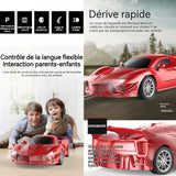 Voiture telecommandé enfant 10x22x7cm 7 m à 15 m voiture telecommandé tout terrain avec télécommande sans fil vehicule pour enfant