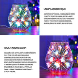 Humidificateur d'air 14.8x14.8x20.3cm papillon à 7 changeant de couleur diffuseur d'arômes brûleur de cire électrique fondre lampe