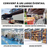 Roulettes pivotantes 7.5cm jusqu'à 80kg avec frein pour meubles roue en caoutchouc pour chariot pour déplacer des meubles lourds