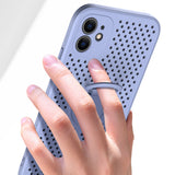 Boîtier de protection  Convient à l'iPhone 12Pro  Dissipation de la chaleur Support pour anneau de doigt  Design de haut niveau