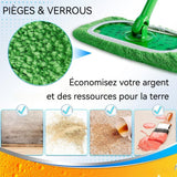 Lingettes reutilisable pour swiffer 3PCS pour 25,5x12cm chiffons réutilisables pour swiffer chiffons de sol humides pour swiffer
