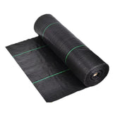 1 pièce 4X50M PP tissu résistant à l'herbe tissu sol agricole noir respirant et perméable l'eau film couverture d'herbe agricole