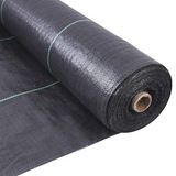 Toile de paillage tissu imperméable résistant à l'herbe pour verger de jardin 2x100m PE tissu résistant à l'herbe polyvalent noir