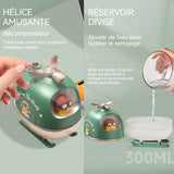 Humidificateur 300ml purificateur de bureau dessin animé petit avion humidificateur cadeau de noël diffuseur huiles essentielles