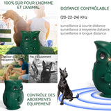 Anti aboiement chien ultrason sans fil 3 niveaux réglables dispositif anti-aboiement rechargeable anti aboiements chiens portable