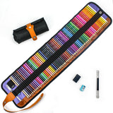 rayons de couleur 72 couleurs 20,5 x 10,5 x 10,5 cm ensemble de rideaux à stylos 6 coins huileux couleur assortie crayon crayon