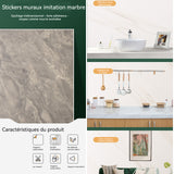 Papiers peints 10 pcs 30x60cm modernes en matériaux sains et insipides revêtement mural pour salon TV fond gris argenté minimaliste