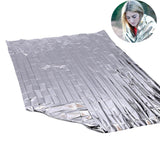 Couverture thermique 210*140CM couverture thermique portable couverture de camping couverture d'urgence argentée double face