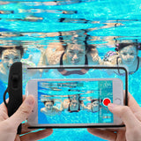 Sacoche étanche pour téléphone portable Étui transparent pour smartphone étanche pour camping Arrosage Kayak Pêche Rafting