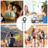 Ventilateur 6000mAh 199 niveaux vitesse affichage LED prise Type-C ventilateur portatif haute vitesse pliable Facile transporter