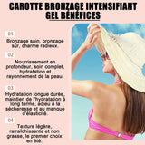 Accelerateur de bronzage 100g bronzage hydratant bronzage ingrédients végétaux marron foncé protection solaire rapide tanning gel