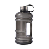 Gourde Sport 2200 ml 220 g PETG  grande capacité facile à transporter matériau sûr étanche réutilisable adapté au fitness noir