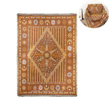Couverture de canapé couverture de camping en plein air bohème couverture de fil de camping couverture jacquard 160 × 220 cm