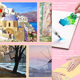 Set de Peinture Aquarelle Professionnel 48 Couleurs Boite d'Aquarelle Set de Peinture Aquarelle Solide Convient pour garçons filles