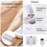 Masseur pieds 10 Modes Minuterie d'arrêt USB EMS Microcurrent Smart Touch Pliable Portable Ecran LCD 1.Appareil massage pied