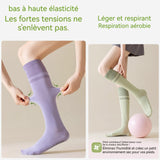 haussettes de yoga 2PCS pour mollets antidérapant haute élasticité léger et antidérapant chaussettes de sport bas de contention