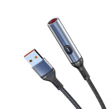 Allume cigarette 5v 2A car USB cigarette lighter windproof electronic cigarette lighter USB power supply smart dual chip long 80cm