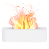 Humidificateur d'air 25,7x7x7,5cm 7 effets de lumière diffuseur huiles essentielles avec 150ml réservoir d'eau et 3 minuteries