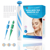 Verrue kit de retrait d'étiquettes cutanées outils avec 40 bandes micro stylo pour enlever facilement étiquettes skin label remover