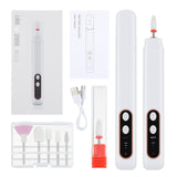 Ensemble de polisseur à ongles électrique Polissoir à ongles portable Ponceuse à ongles exfoliante Dissolvant à ongles
