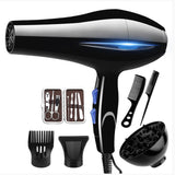 Sèche-cheveux 800W Haute puissance Air chaud et froid à 5 vitesses 2200 grand volume Soins capillaires à température constante